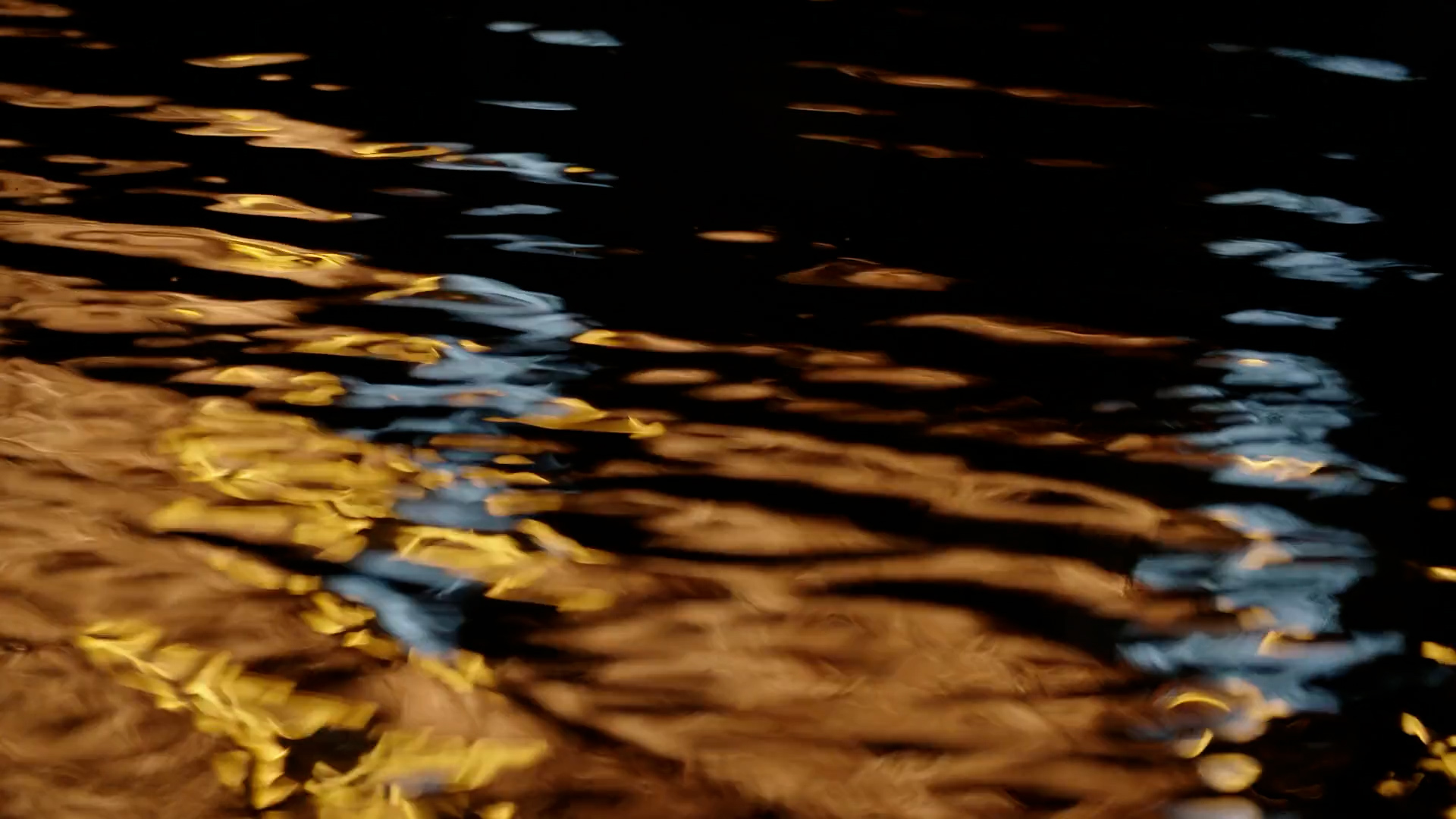 Water ripples in on a pond surface